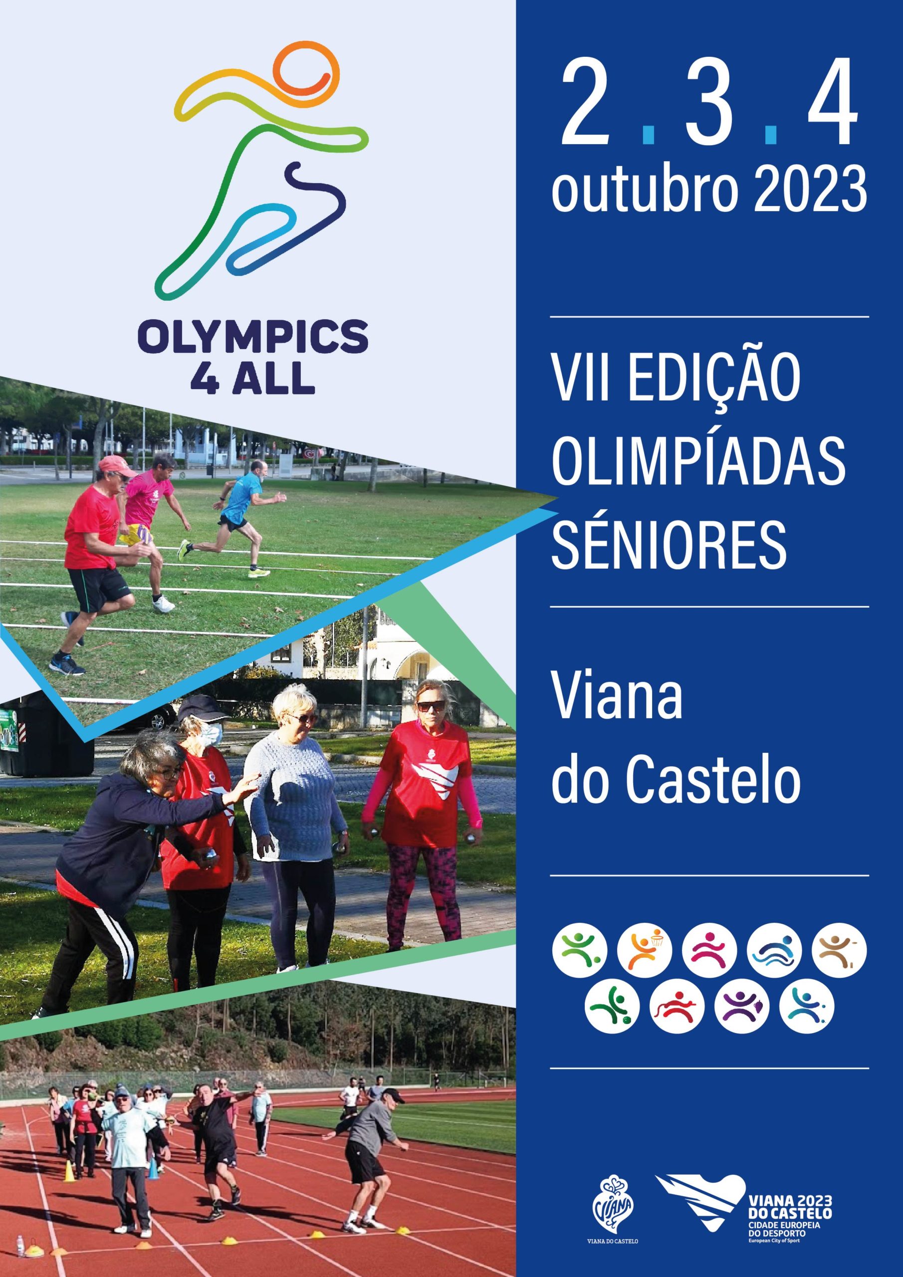 Programa dos Jogos Eurovisionsports 2023 em Viana do Castelo